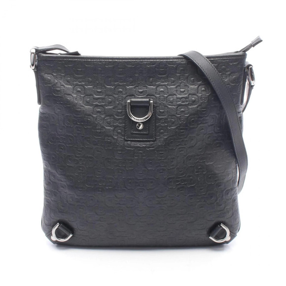 Gucci Handbags - GUCCI Black Leather Horsebit Shoulder Bag